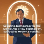 Artistic representation for Securing Democracy In The Digital Age : How Technology Safeguards Modern Elections?