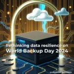Artistic representation for Rethinking data resilience on World Backup Day 2024