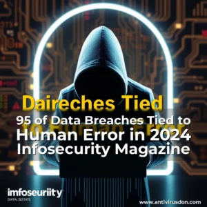Artistic representation for 95 of Data Breaches Tied to Human Error in 2024 Infosecurity Magazine
