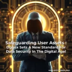 Artistic representation for Safeguarding User Assets : Dgqex Sets A New Standard For Data Security In The Digital Age!