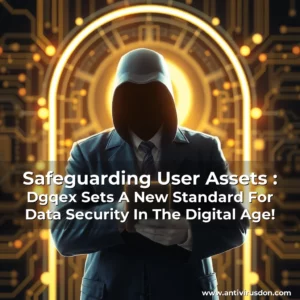 Artistic representation for Safeguarding User Assets : Dgqex Sets A New Standard For Data Security In The Digital Age!