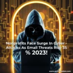 Artistic representation for Nonprofits Face Surge In Cyber - Attacks As Email Threats Rise 35 % 2023!