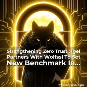Artistic representation for Strengthening Zero Trust : Igel Partners With Wolfssl To Set New Benchmark In Cryptographic Security!