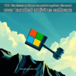 Artistic representation for CCI Dismisses antitrust complaint against Microsoft over bundled antivirus software