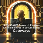 Artistic representation for IRONSCALES Research Exposes Critical Failures in Secure Email Gateways