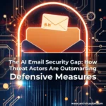 Artistic representation for The AI Email Security Gap: How Threat Actors Are Outsmarting Defensive Measures