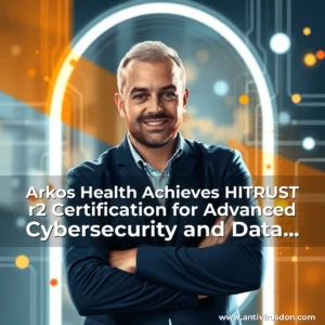 Artistic representation for Arkos Health Achieves HITRUST r2 Certification for Advanced Cybersecurity and Data Protection