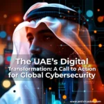 Artistic representation for The UAE’s Digital Transformation: A Call to Action for Global Cybersecurity