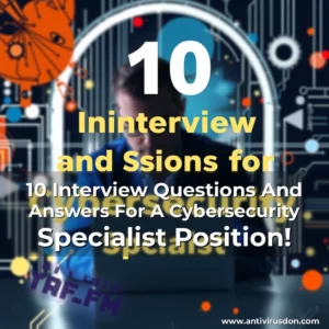 Artistic representation for 10 Interview Questions And Answers For A Cybersecurity Specialist Position!