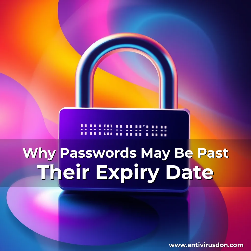 Artistic representation for Why Passwords May Be Past Their Expiry Date
