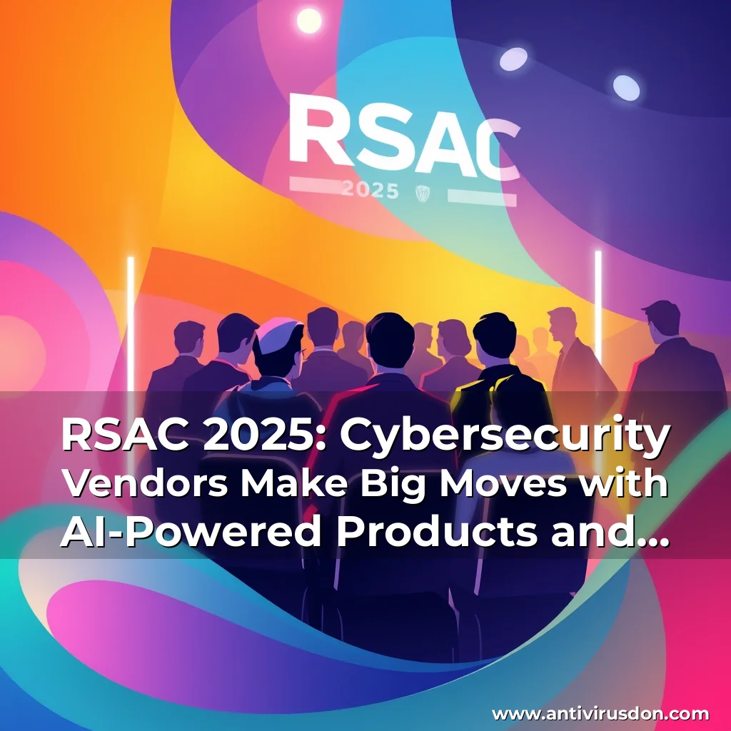 Artistic representation for RSAC 2025: Cybersecurity Vendors Make Big Moves with AI-Powered Products and Acquisitions