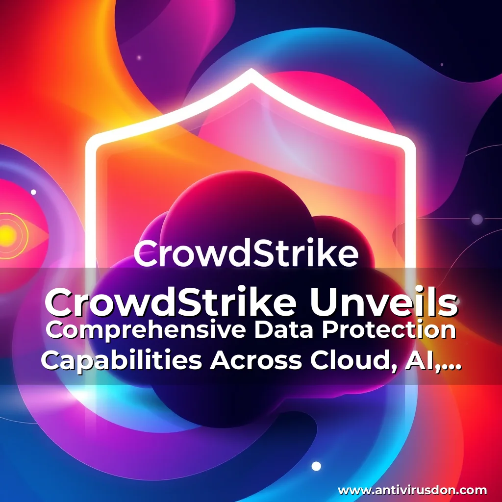 Artistic representation for CrowdStrike Unveils Comprehensive Data Protection Capabilities Across Cloud, AI, Endpoints, and SaaS Applications