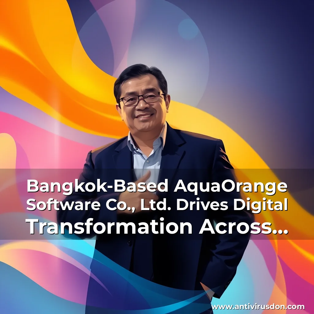 Artistic representation for Bangkok-Based AquaOrange Software Co., Ltd. Drives Digital Transformation Across Southeast Asia