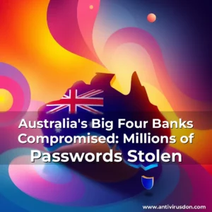 Artistic representation for Australia's Big Four Banks Compromised: Millions of Passwords Stolen