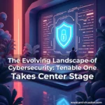 Artistic representation for The Evolving Landscape of Cybersecurity: Tenable One Takes Center Stage