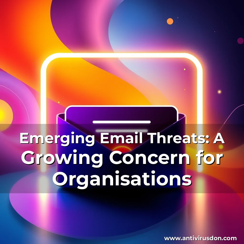 Artistic representation for Emerging Email Threats: A Growing Concern for Organisations