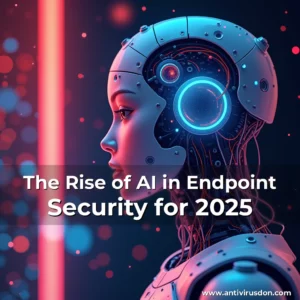 Artistic representation for The Rise of AI in Endpoint Security for 2025