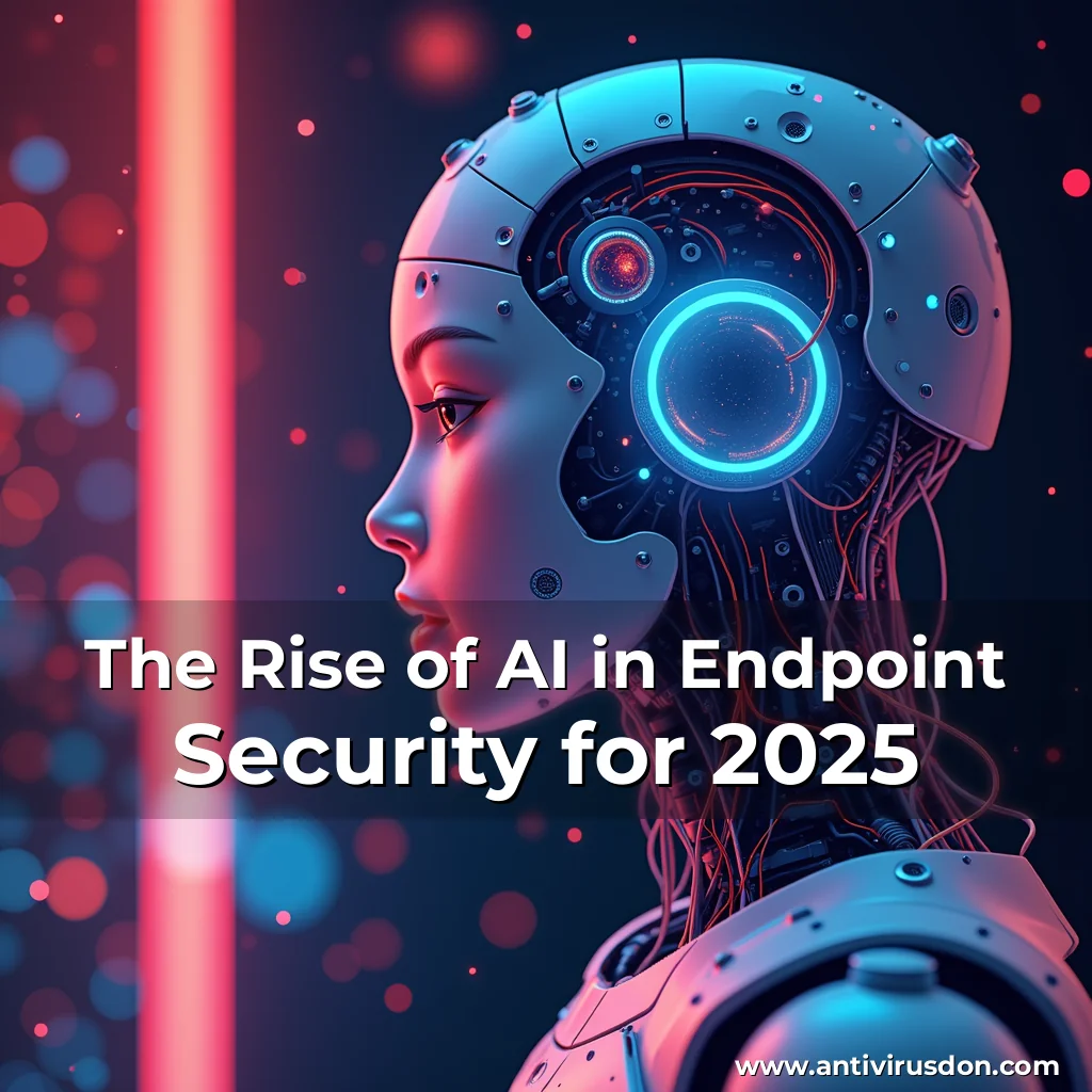 Artistic representation for The Rise of AI in Endpoint Security for 2025