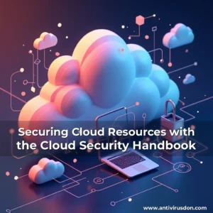 Artistic representation for Securing Cloud Resources with the Cloud Security Handbook