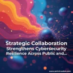 Artistic representation for Strategic Collaboration Strengthens Cybersecurity Resilience Across Public and Private Sectors