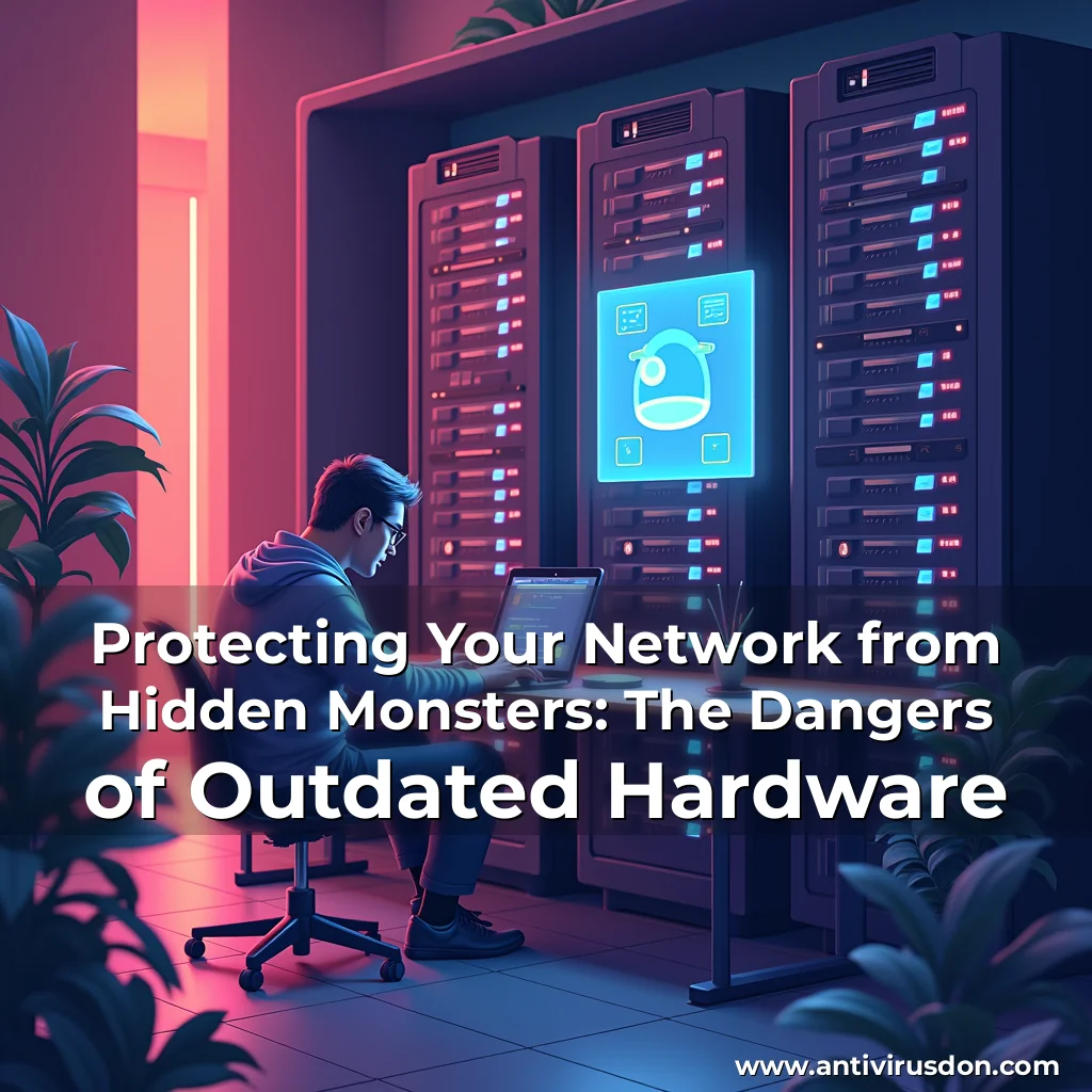 Artistic representation for Protecting Your Network from Hidden Monsters: The Dangers of Outdated Hardware
