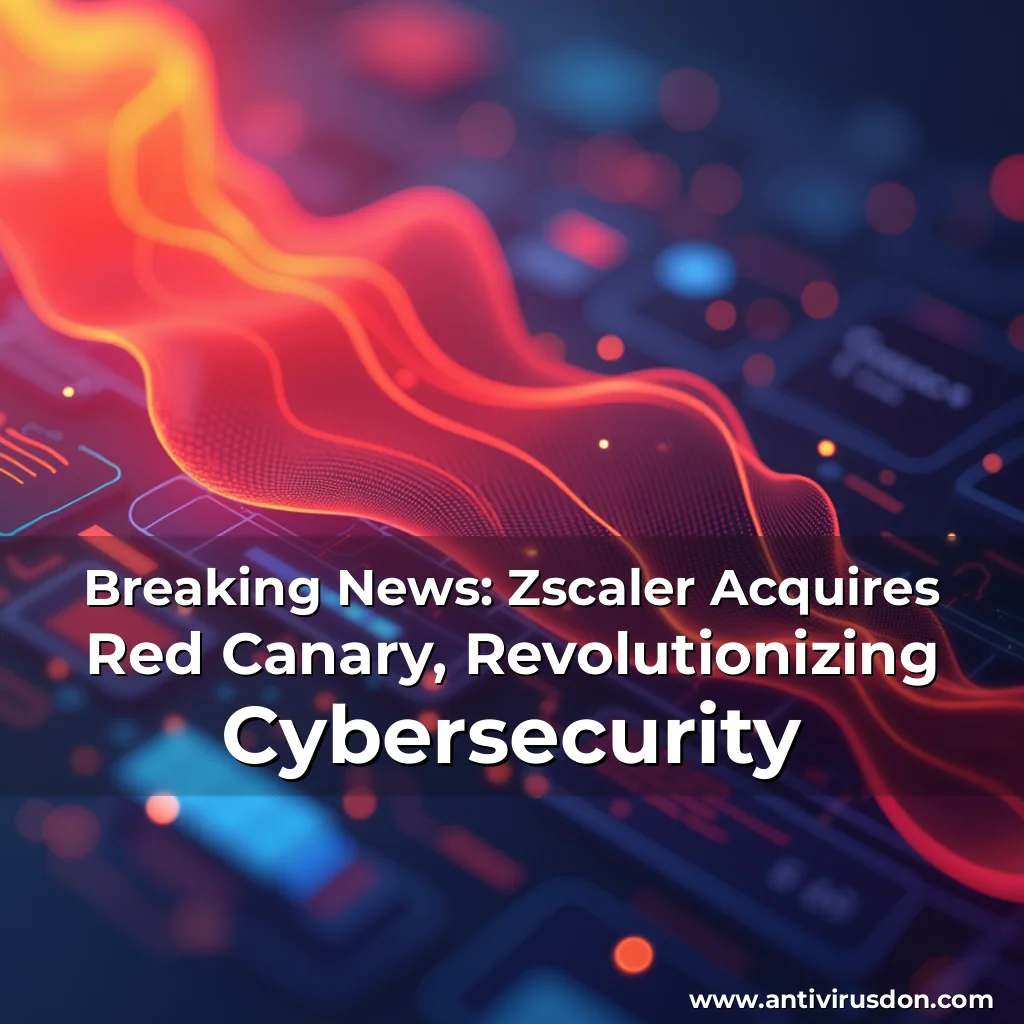 Artistic representation for Breaking News: Zscaler Acquires Red Canary, Revolutionizing Cybersecurity