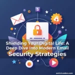 Artistic representation for Shielding Your Digital Life: A Deep Dive Into Modern Email Security Strategies