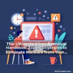 Artistic representation for The Ultimate Virus Removal Handbook: Expert Strategies to Eliminate Malware from Your System