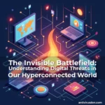 Artistic representation for The Invisible Battlefield: Understanding Digital Threats in Our Hyperconnected World