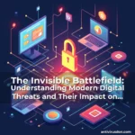 Artistic representation for The Invisible Battlefield: Understanding Modern Digital Threats and Their Impact on Everyday Users