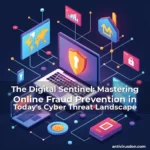 Artistic representation for The Digital Sentinel: Mastering Online Fraud Prevention in Today's Cyber Threat Landscape
