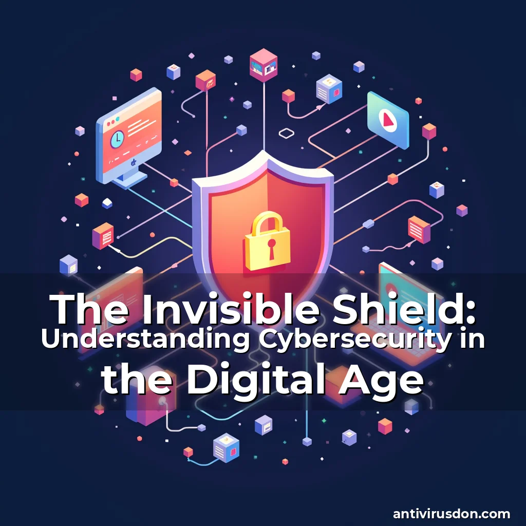 Artistic representation for The Invisible Shield: Understanding Cybersecurity in the Digital Age
