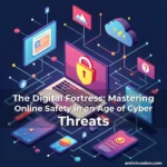 Artistic representation for The Digital Fortress: Mastering Online Safety in an Age of Cyber Threats