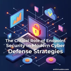 Artistic representation for The Critical Role of Endpoint Security in Modern Cyber Defense Strategies